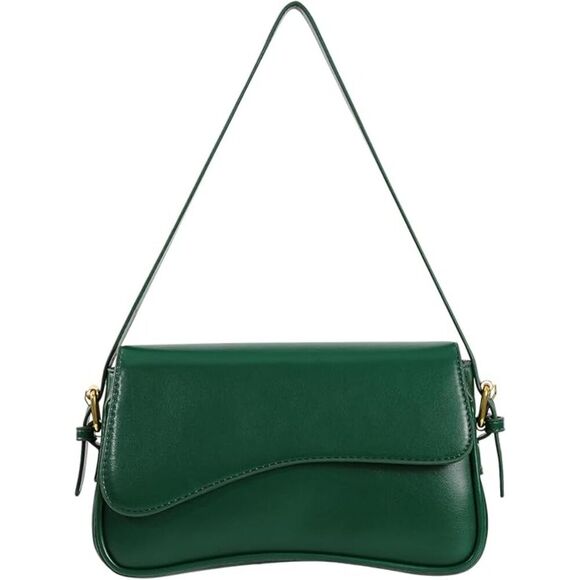 UNBRAND Handbags - Women Green Imported Casual Leather Waterproof Lightweight Hobo Handbag